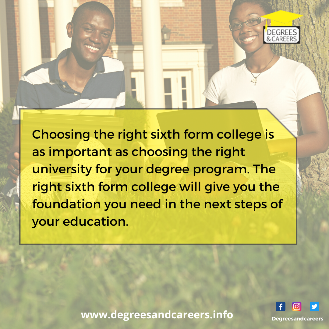 How To Choose The Best Sixth Form College - Degrees &amp; Careers